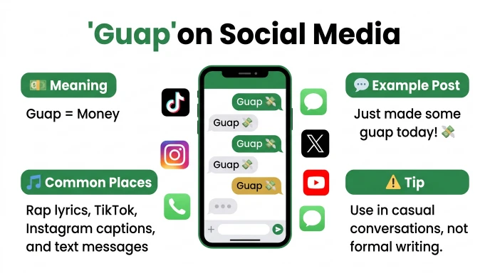 Guap on Social Media