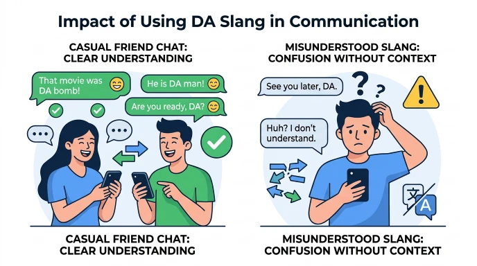 Impact of Using Da Slang in Communication