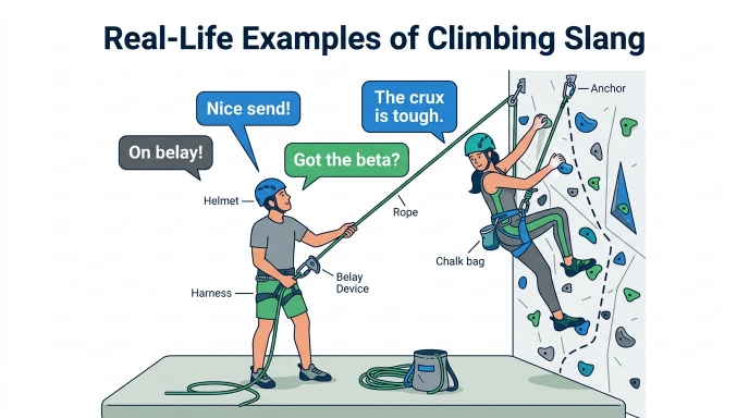 Real-Life Examples of Climbing Slang