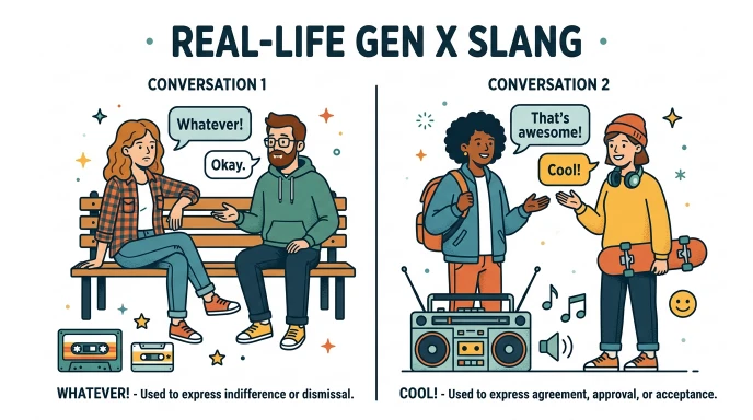 Real-Life Examples of Gen X Slang Usage
