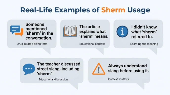 Real-Life Examples of Sherm Usage