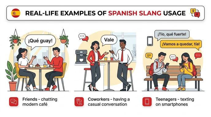 Real-Life Examples of Spanish Slang Usage