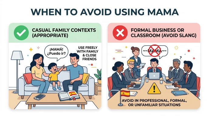 When to Avoid Using Mama