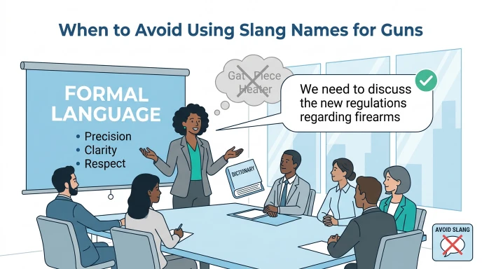 When to Avoid Using Slang Names for Guns