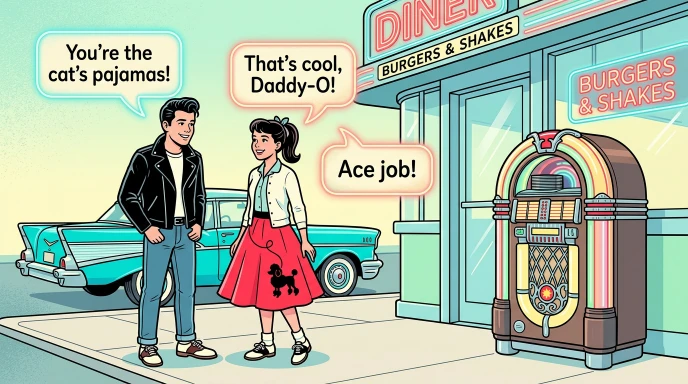 Real-Life Examples of 1950 Slang Usage