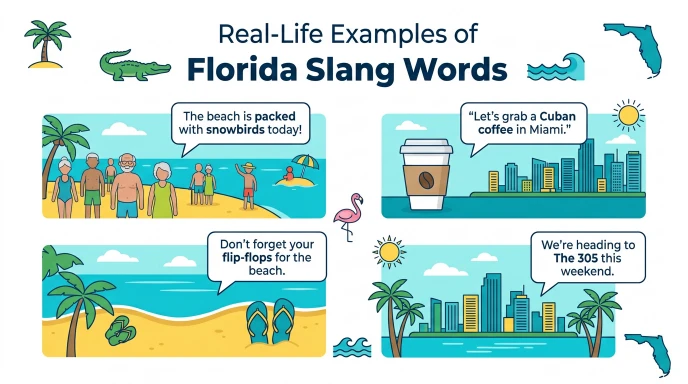 Real-Life Examples of Florida Slang Words