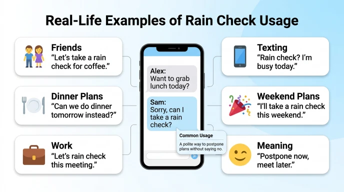 Real-Life Examples of Rain Check Usage