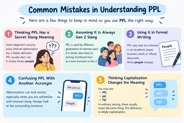 Common Mistakes When Understanding PPL