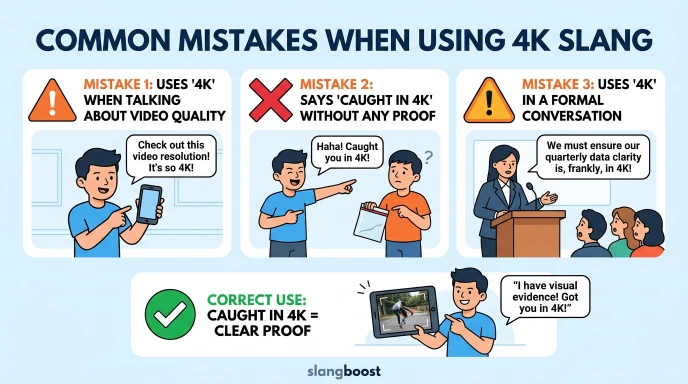 Common Mistakes When Using 4K Slang