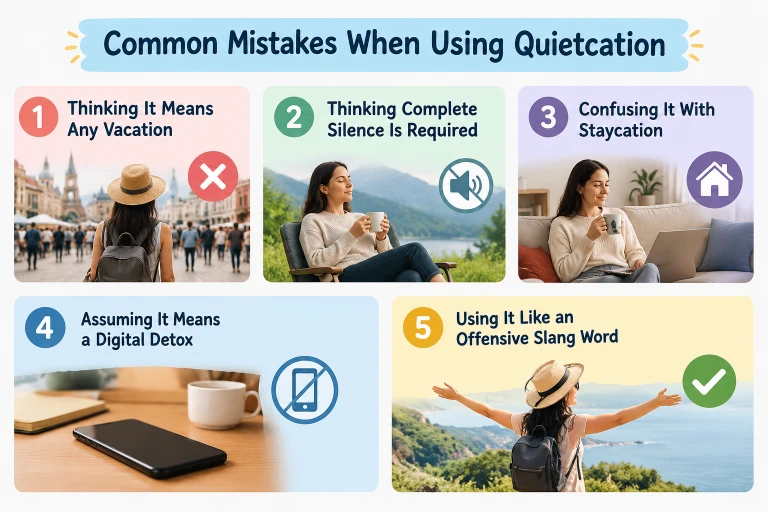 Common Mistakes When Using Quietcation