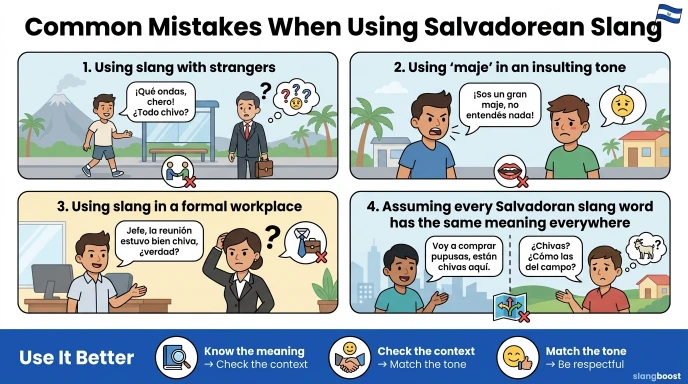 Common Mistakes When Using Salvadorean Slang