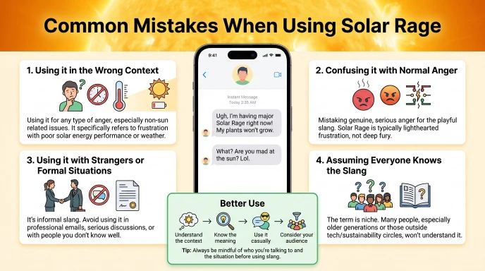 Common Mistakes When Using Solar Rage