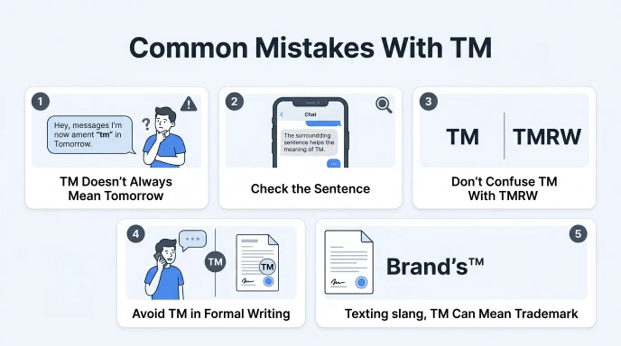 Common Mistakes With TM