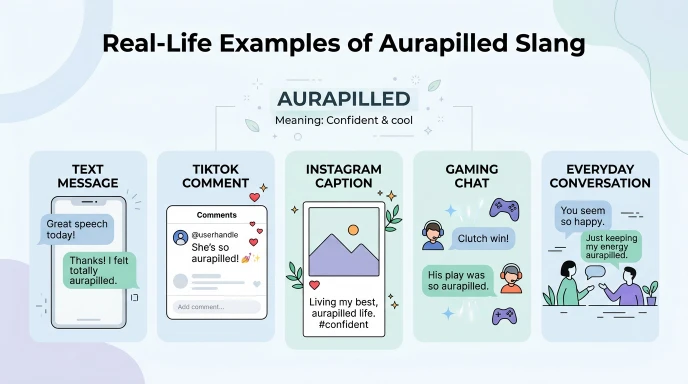 Real-Life Examples of Aurapilled Slang