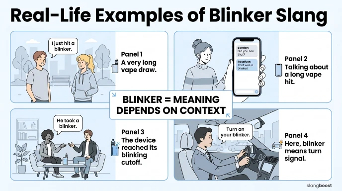 Real-Life Examples of Blinker Slang