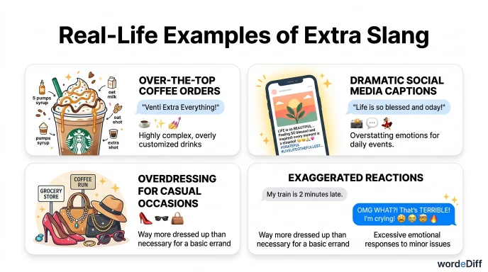 Real-Life Examples of Extra Slang