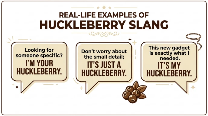 Real-Life Examples of Huckleberry Slang