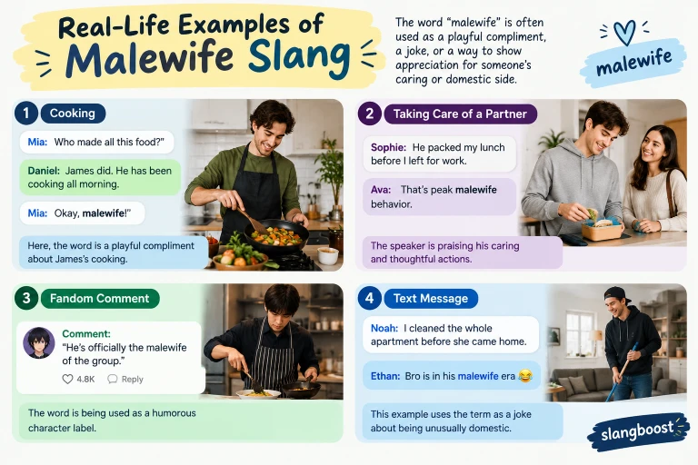 Real-Life Examples of Malewife Slang