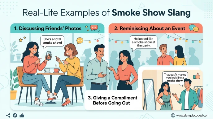 Real-Life Examples of Smoke Show Slang