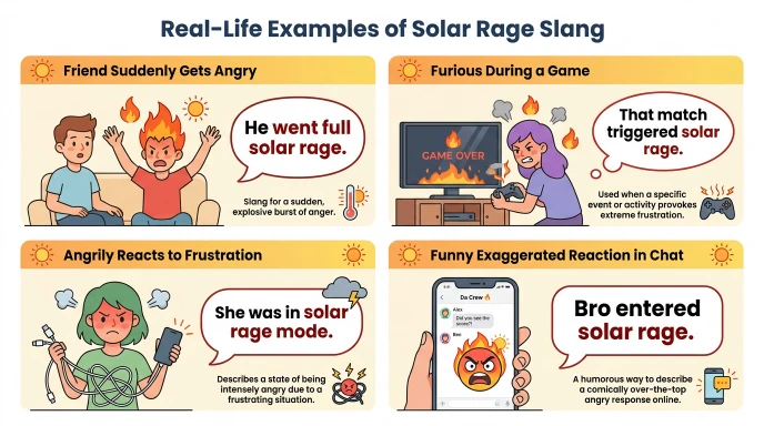 Real-Life Examples of Solar Rage Slang