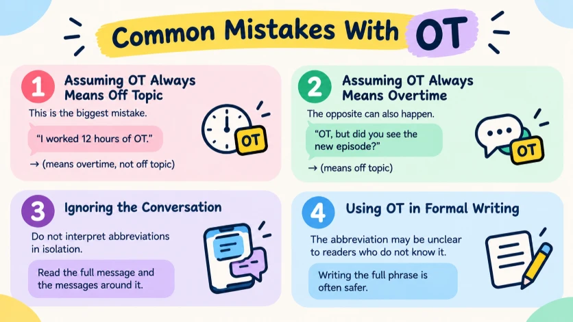 Common Mistakes With OT