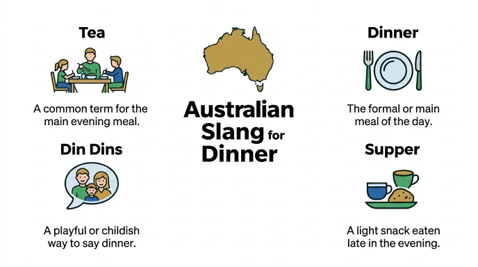 australian slang for dinner