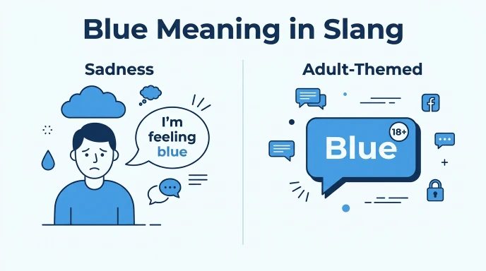 blue meaning slang