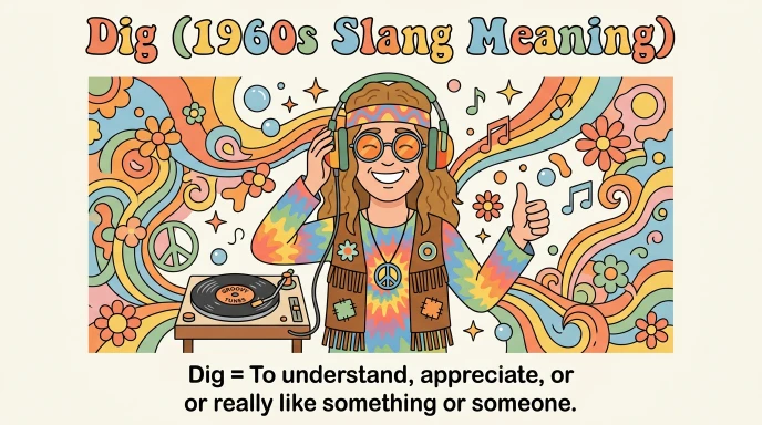 dig 1960 slang