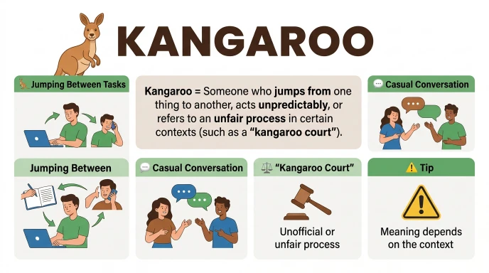 kangaroo meaning slang