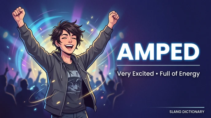 amped meaning slang