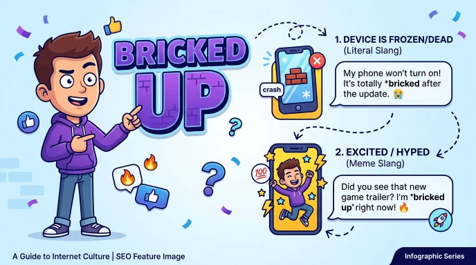 bricked up slang