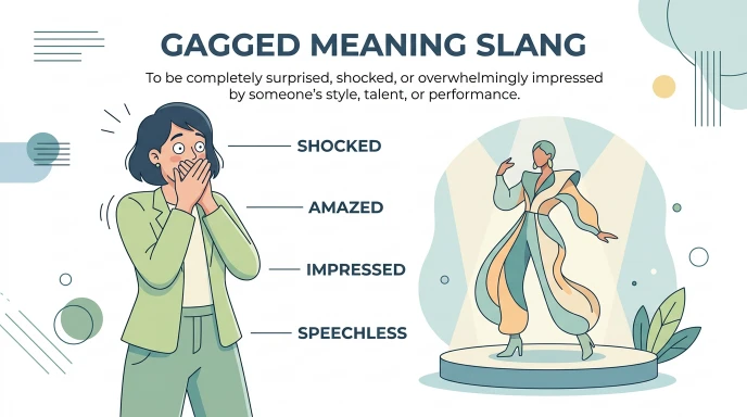 gagged meaning slang