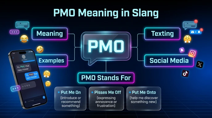 pmo meaning in slang