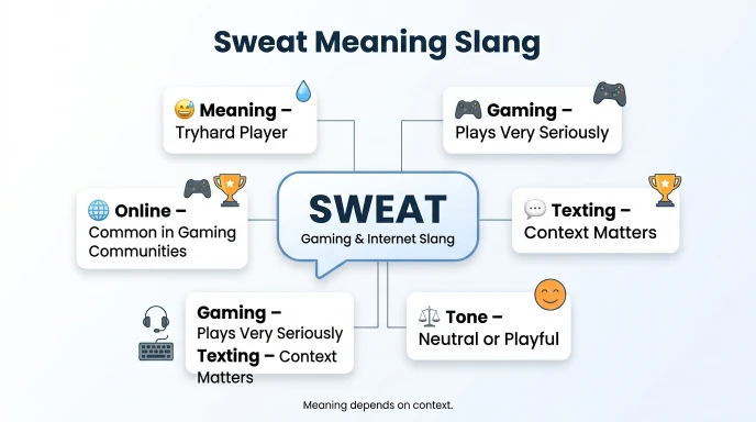 sweat meaning slang