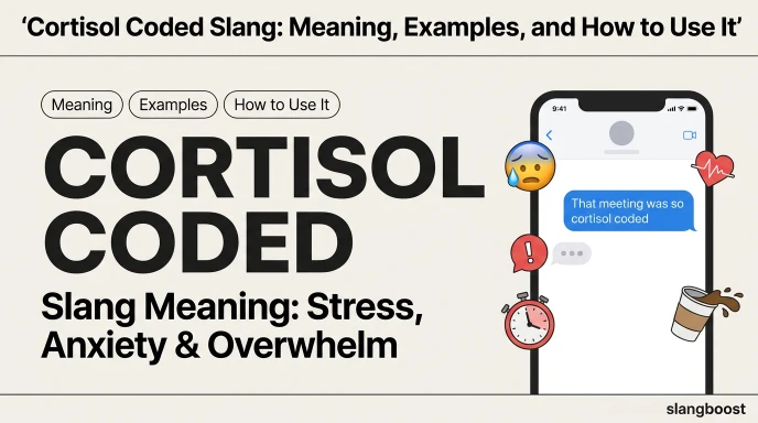 cortisol coded slang
