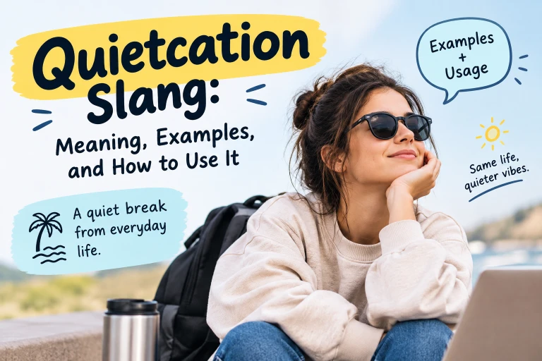 Quietcation Slang