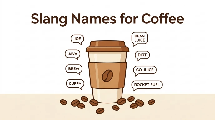slang names for coffee