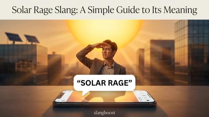 solar rage slang